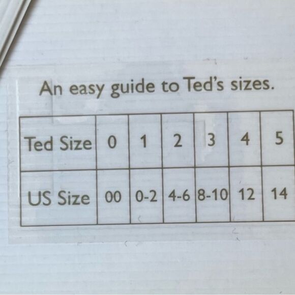 TED BAKER  Dress Woman Urban Printed Fluted Hem Short Sleeve Mini Dress - Picture 14 of 14